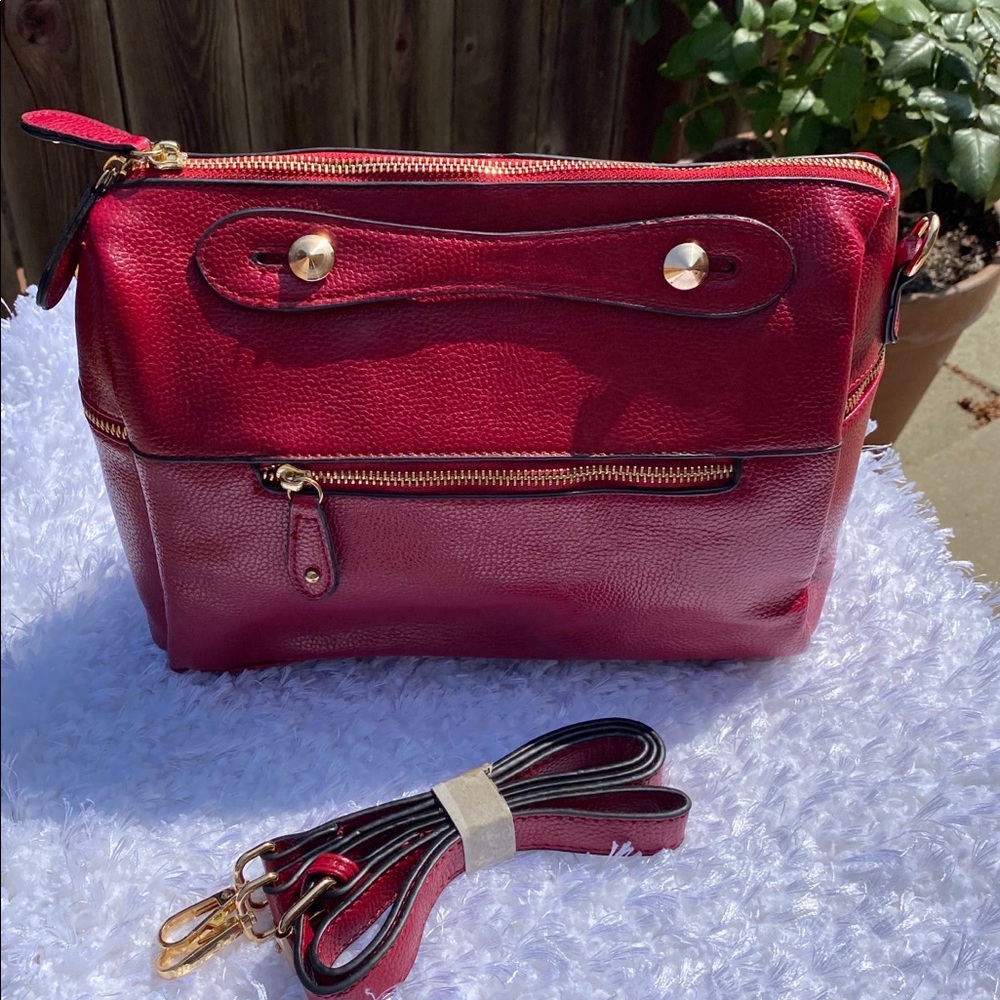 Red Cross body purse